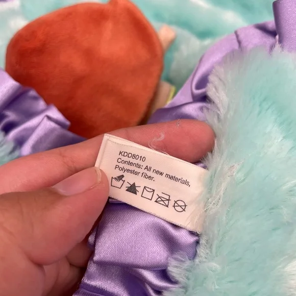 Hallmark Disney Princess Ariel little mermaid 14” x 14” itty Bittys lovey